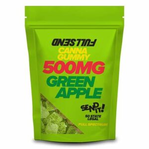 FullSend Delta 8 THC Gummies – Green Apple 500mg